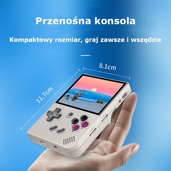 Actual product image Anbernic Konsola RG35XX Plus szary/grey