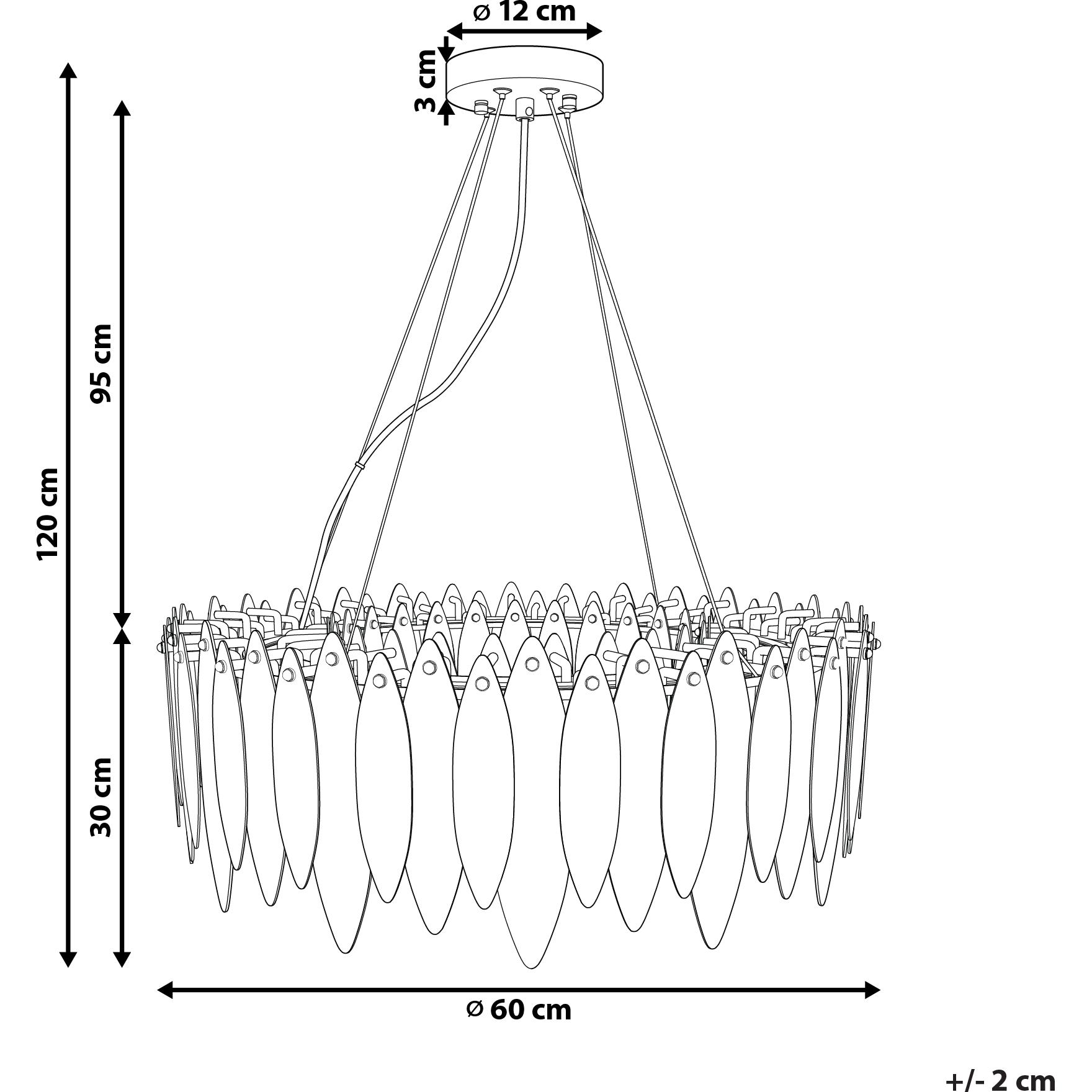 Thumbnail - Beliani, Kronleuchter, Malacca (60 cm)