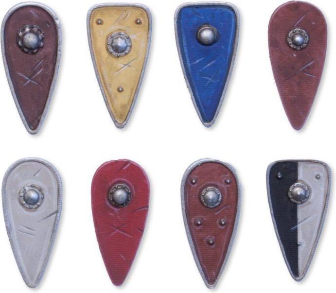 Produktbild Tabletop-Art Zubehör Norman Kite Shields – Set 3 8 Teile (Metall)