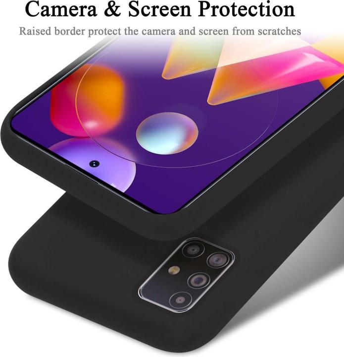 Actual product image Cadorabo Bumper Case for Samsung Galaxy M31s TPU Liquid Silicone Cover for Samsung Galaxy M31s (Samsung Galaxy M31s)