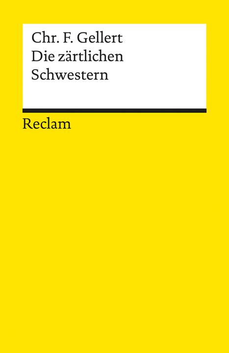 Produktbild Die zärtlichen Schwestern (Deutsch, Christian Fürchtegott Gellert, 2015)