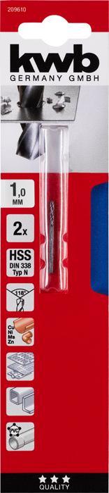 Actual product image kwb HSS Twist Drill, ø 1.0 mm (1 mm)