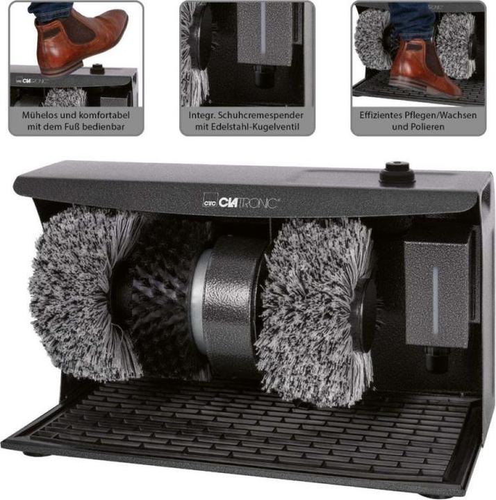 Produktbild Clatronic Schuhputzmaschine SPM 3754 Anthrazit 263944 (200 ml)