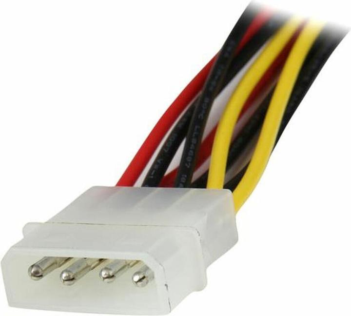 Image du produit StarTech 30 cm 4-Pin Molex vers SATA Câble d'alimentation Y - Molex vers Serial-ATA Splitter Y-Cable