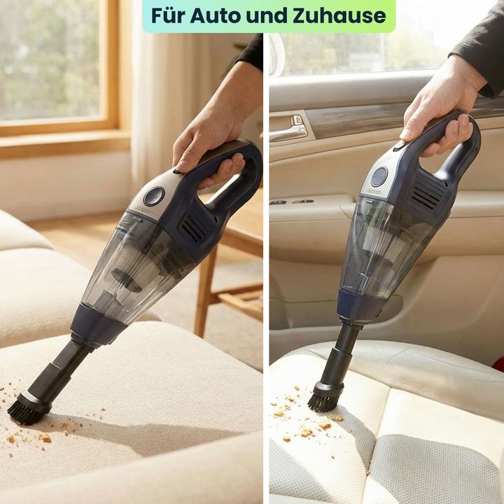 Produktbild Ideoon Akku Handstaubsauger 15000Pa stark – Beutelloser Tischstaubsauger leise mit Brushless Motor