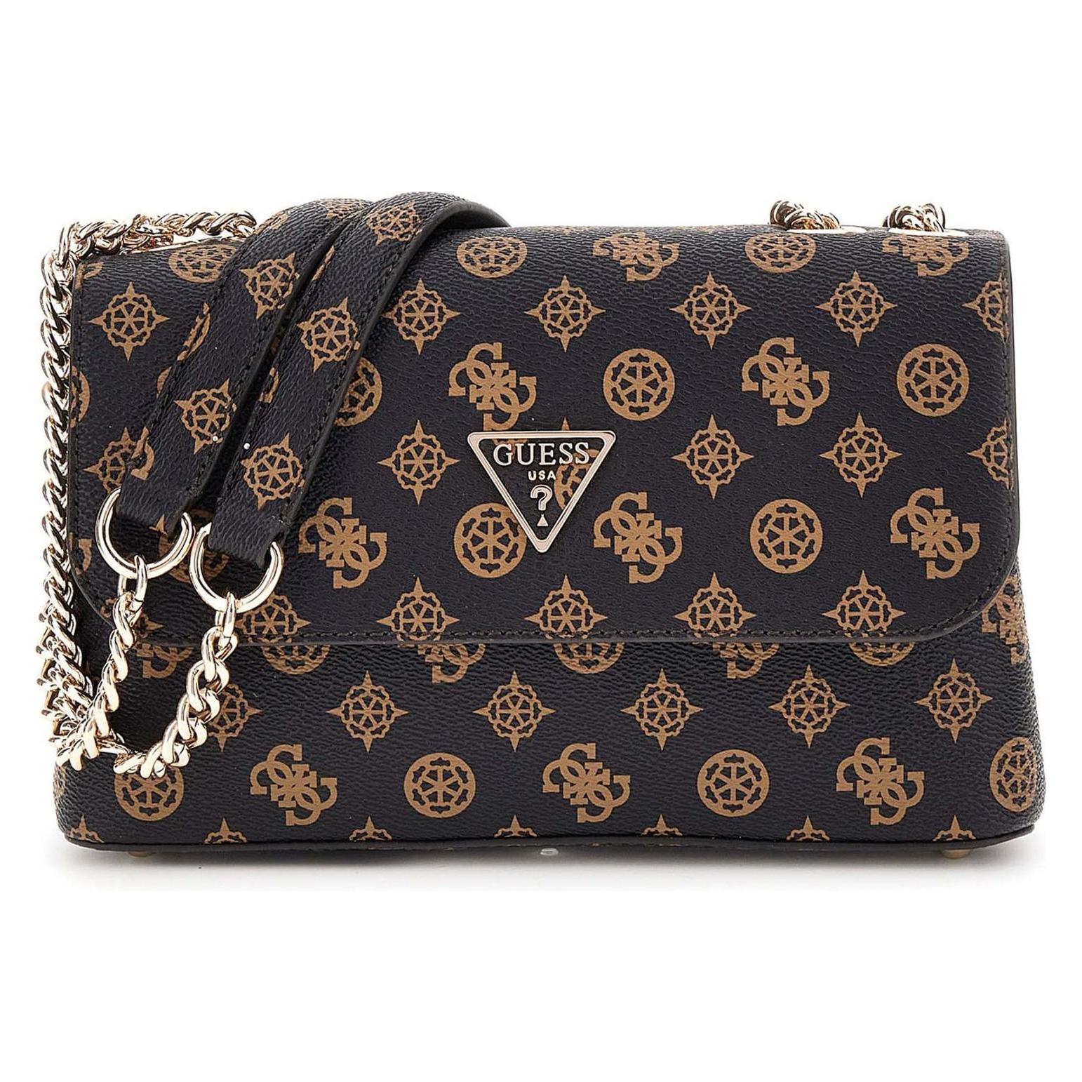 Guess, Damen, Handtasche, Eco Erica, Braun