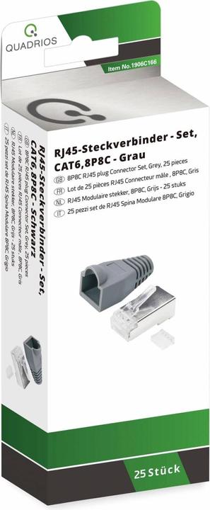Image du produit Quadrios Jeu de connecteurs RJ 45 6
