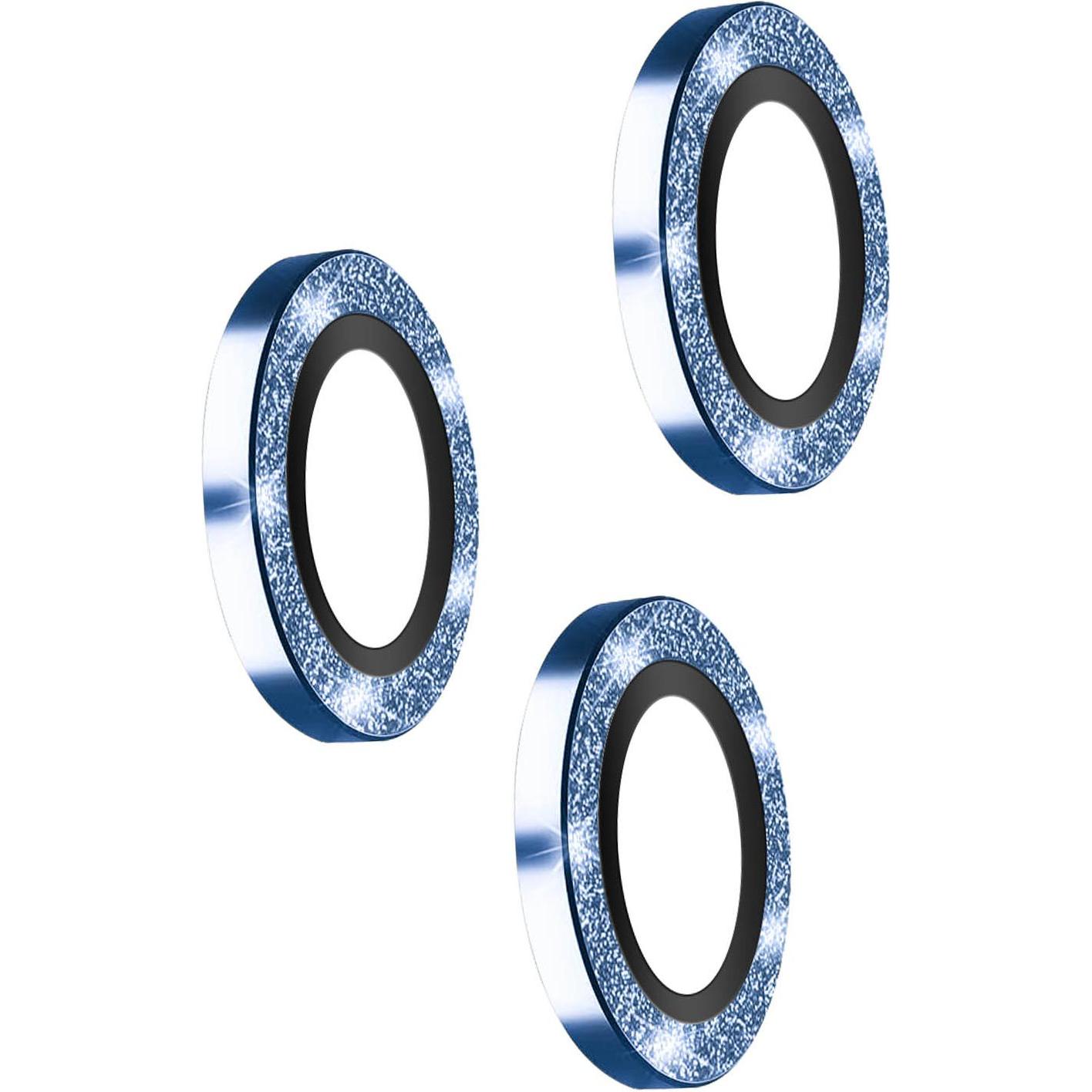 Thumbnail - Avizar Glitter Design (1 Stück, Apple iPhone 14 Pro Max), Smartphone Schutzfolie, Blau