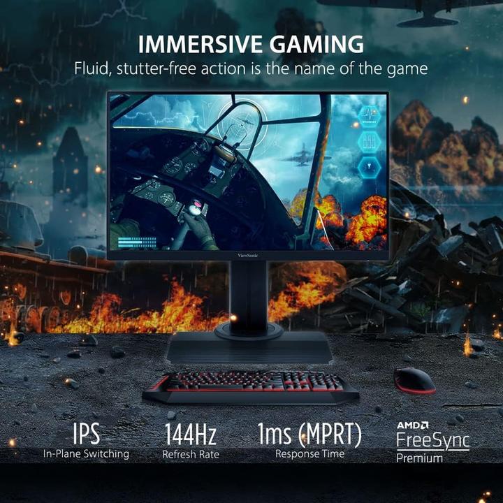Actual product image Viewsonic XG2705 (1920 x 1080 pixels, 27")