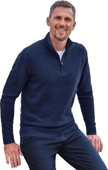 Produktbild Woolovers Lambswool Zip Neck Pullover (XXL)