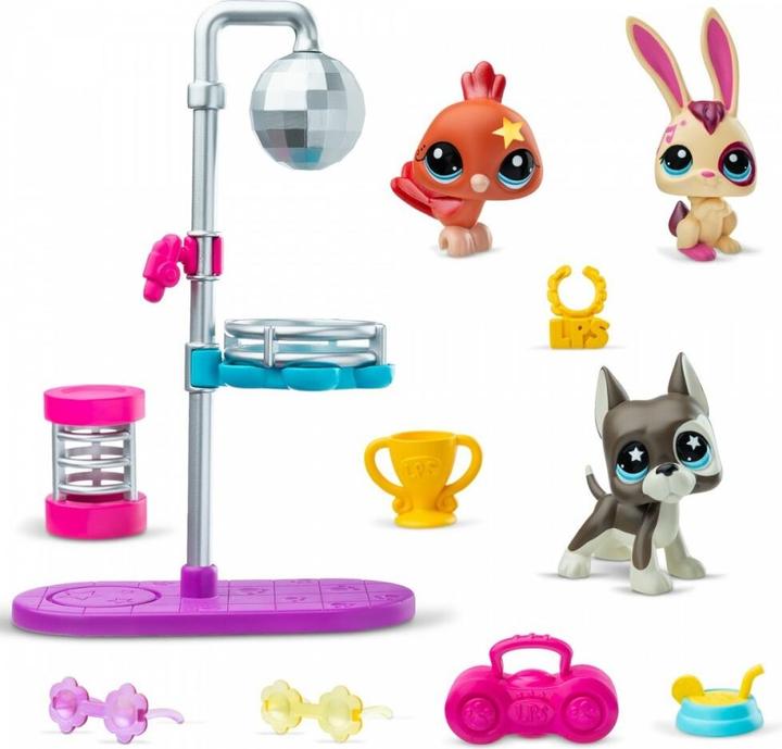 Actual product image Littlest Pet Shop LPS playset Disco Nights