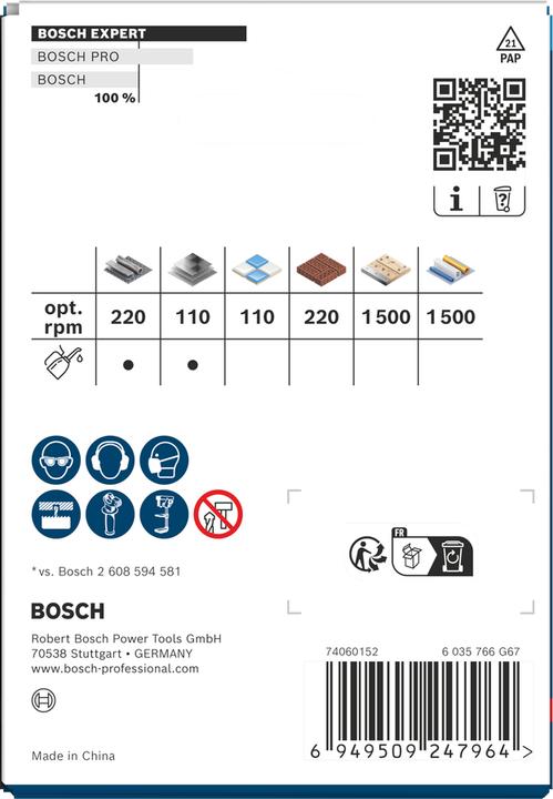 Actual product image Bosch Professional Zubehör Bosch Blau Zubehör 2608901898 EXPERT Power-Change Lochsäge Multi Material 80mm (80 mm)