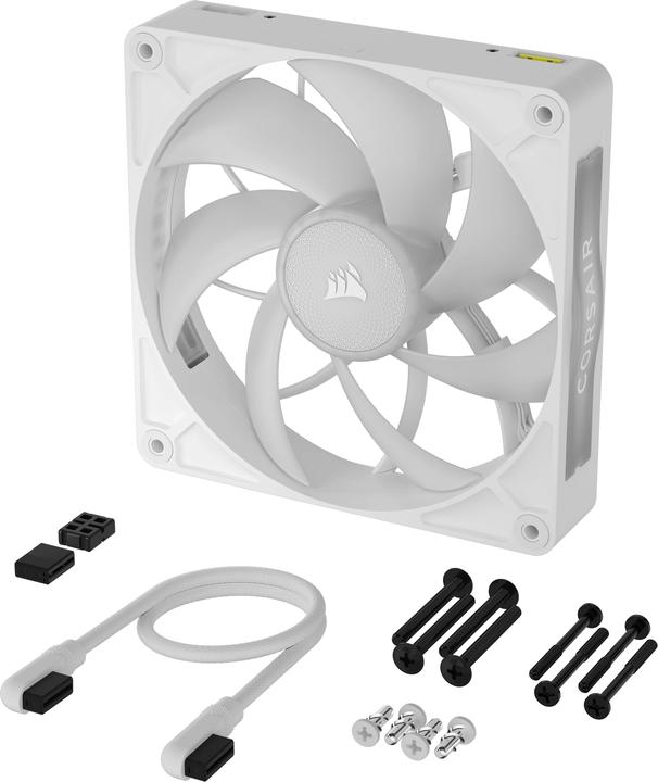 Produktbild Corsair RX MAX RGB Series, iCUE LINK RX140 RGB MAX White, 140mm RGB Fan, Single Fan (140 mm, 1 x)