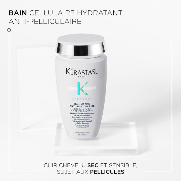 Produktbild Kérastase Symbiose Bain Crème Anti-Pelliculaire (250 ml, Flüssiges Shampoo)