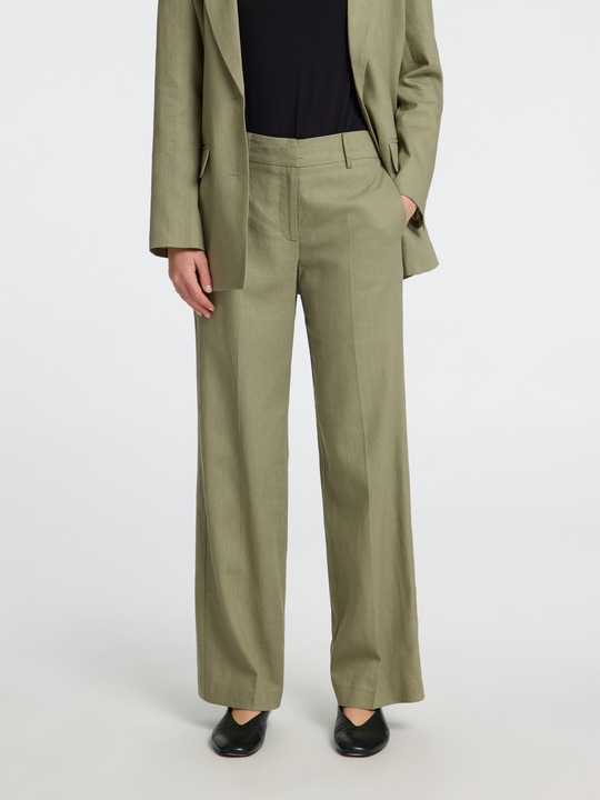 Actual product image Selected Femme Slftania-Rita Mw Wide Pant Noos (38)