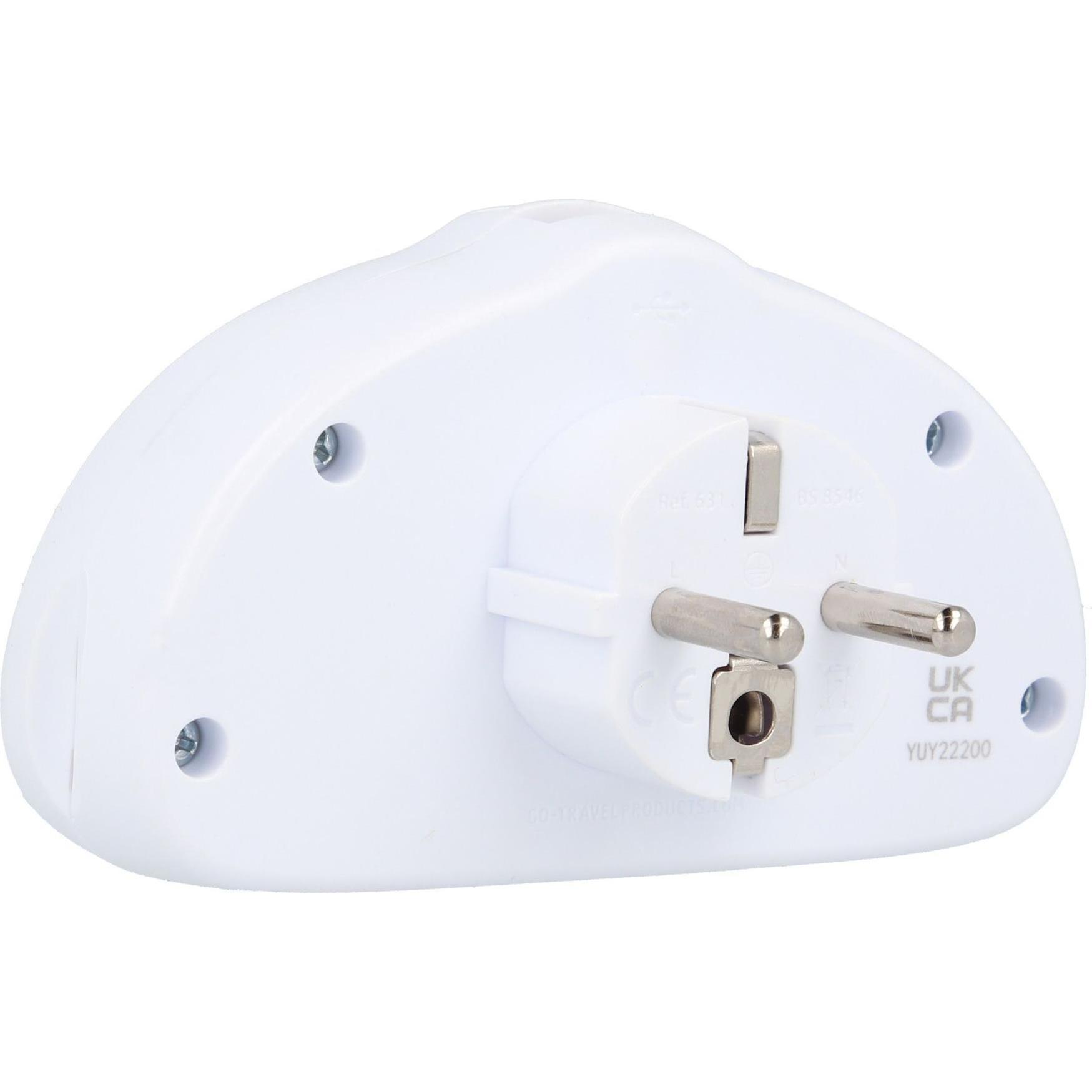 Thumbnail - Go Travel, Reiseadapter, Weltweiter Duo Adapter USB Europa