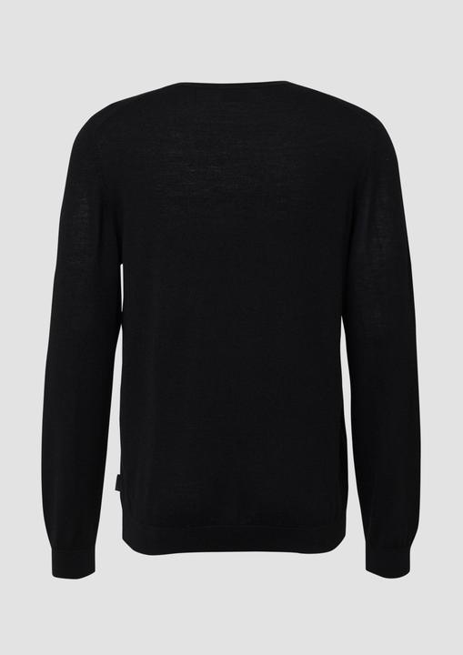 Produktbild s.Oliver Strickpullover Strickpullover aus reiner Merinowolle (M)