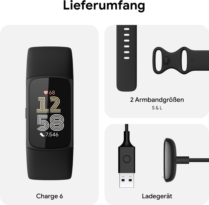 Produktbild Fitbit Charge 6 (36.73 mm)