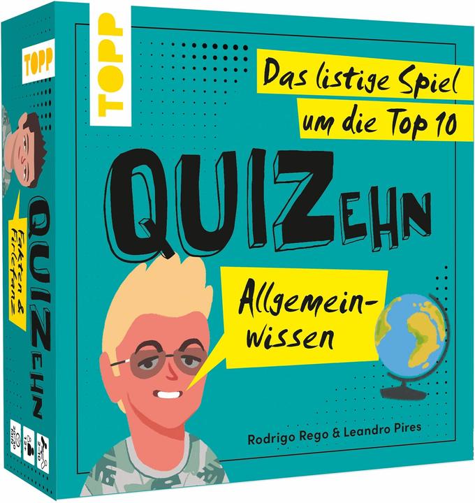 Immagine prodotto QUIZ - Conoscenza generale. Il gioco d'astuzia per la top 10 (Tedesco)