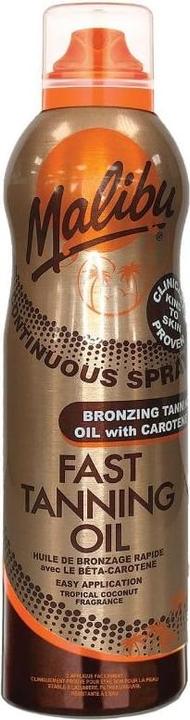 Actual product image Malibu Fast Tanning Oil Spray 175 ml (Suntan oil, 175 ml)