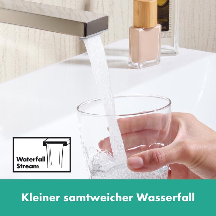 Productafbeelding hansgrohe Tecturis E ngreeps wastafelkraan 110 CoolStart met trekwaste chroom