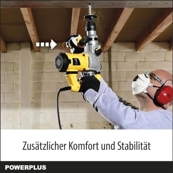 Produktbild Powerplus POWX1175 Boorhamer - 1600W - 5J - SDS-Plus - Trilling reductie - Incl. opbergkoffer en 7 accessoires