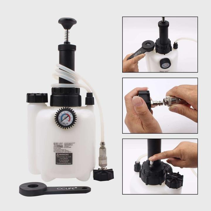 Actual product image CCLife Brake bleeding unit