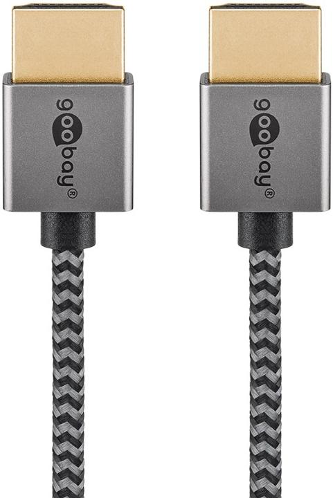 Produktbild Goobay Slim Ultra High-Speed HDMI-Kabel (0.50 m, HDMI, 2.1)