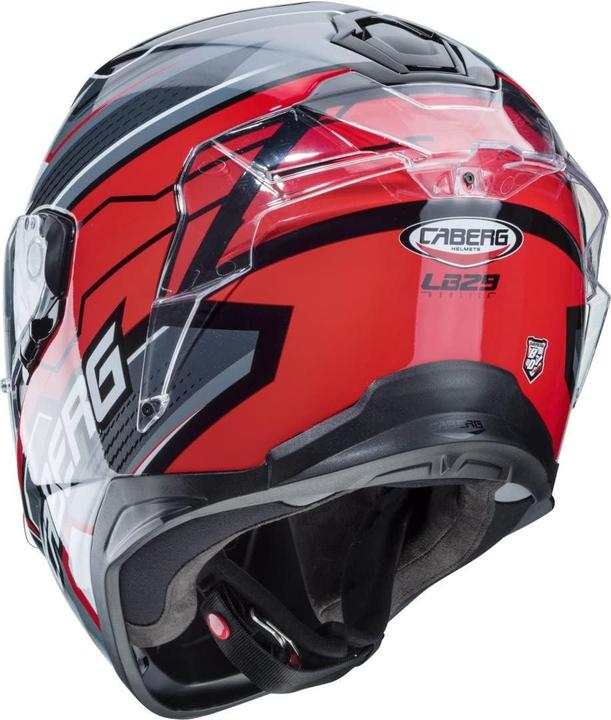 Actual product image Caberg Drift Evo LB29 Helm (Black/Grey/Red,L (59/60)) (L)