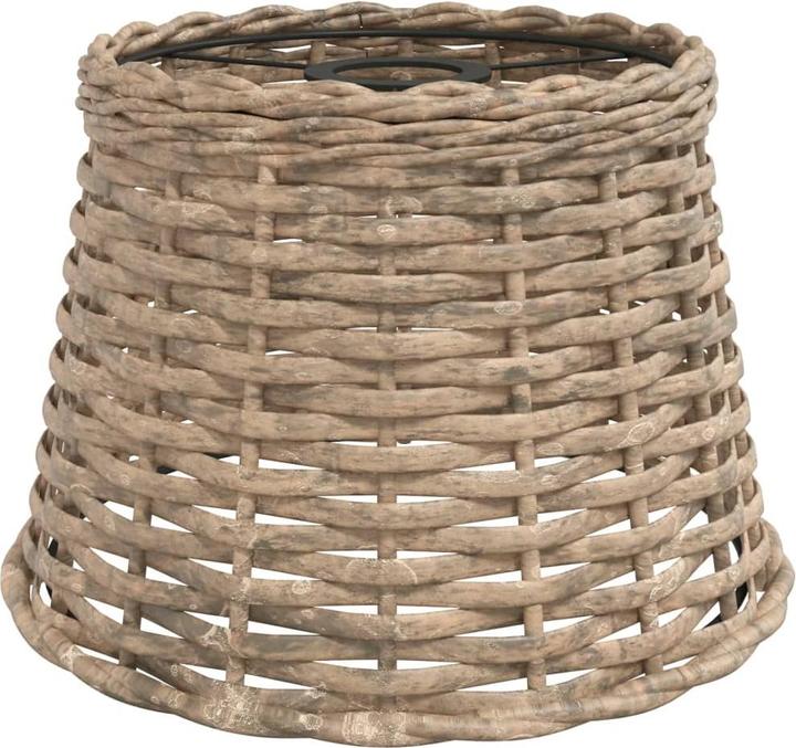 Actual product image VidaXL Lampenschirm Braun Ø25x17 cm Korbweide, Farbe: Braun