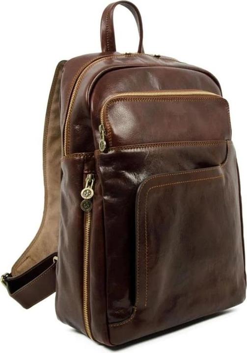 Immagine prodotto Only-Bags.Store Zaino grande in pelle pieno fiore marrone