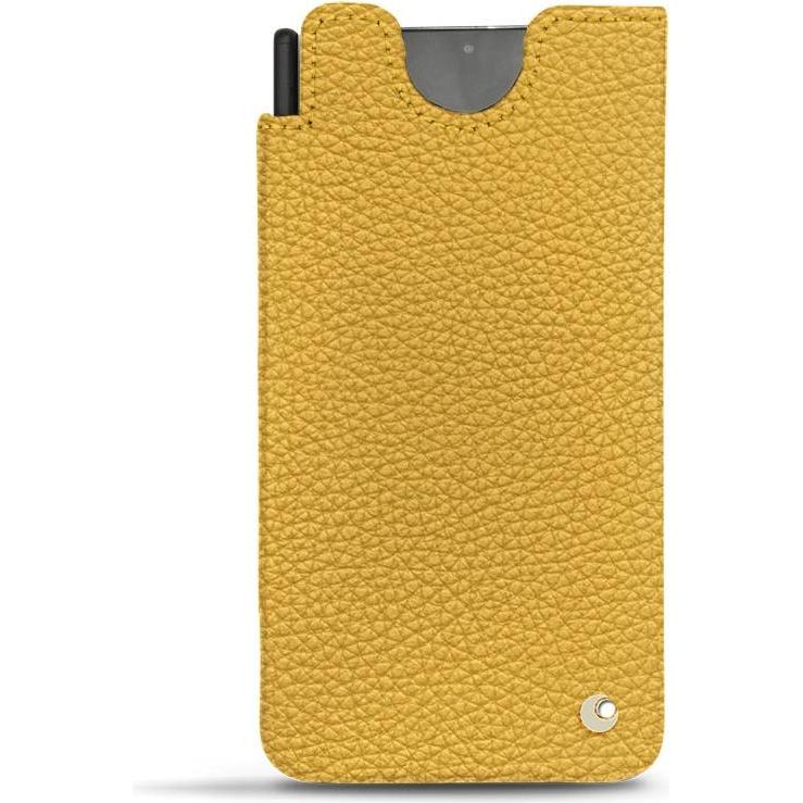 Noreve Lederschutzhülle (Samsung Galaxy S21 Ultra), Smartphone Hülle, Orange