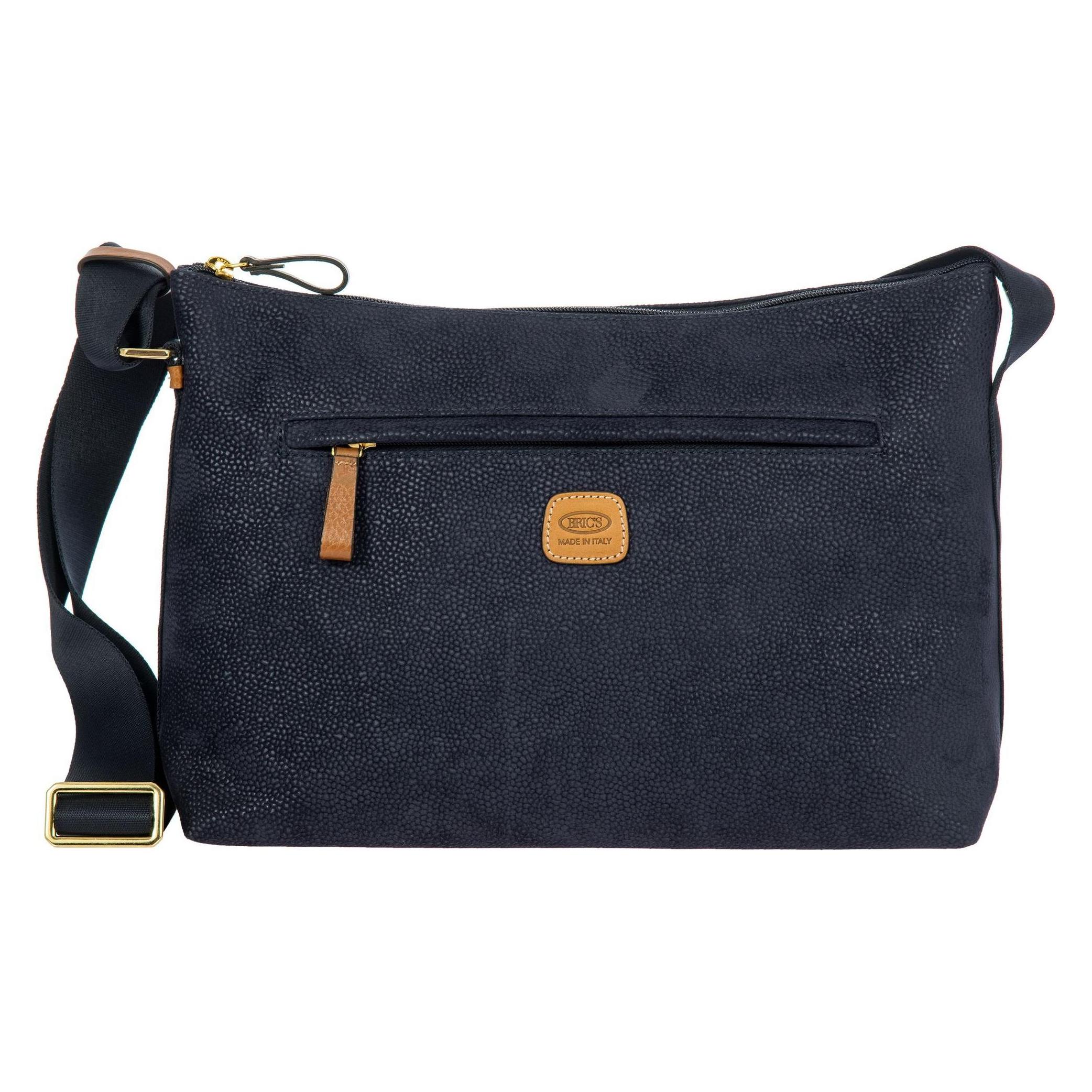 Brics, Damen, Handtasche, Bric's Umhängetasche Life Shoulderbag S Marta, Blau
