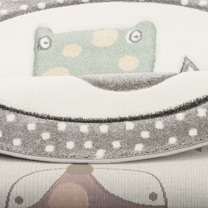 Immagine prodotto Pergamon Tappeto per bambini Maui Kids Happy Animals (160 x 160 cm)