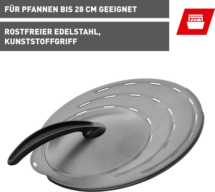 Image du produit Silit Couvercle anti-éclaboussures pour poêles (30 cm, Matières plastiques, Métal)