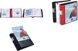 Actual product image Wedo ERGOGRIP presentation folder, 38 mm, black Front cover & back cover: black, DIN A4, filling height (A4, 38 mm, 1 pcs.)
