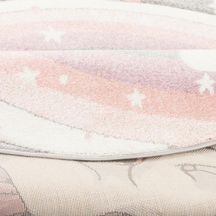 Actual product image Pergamon Kids Carpet Maui Kids Pastel Unicorn Round (200 x 200 cm)