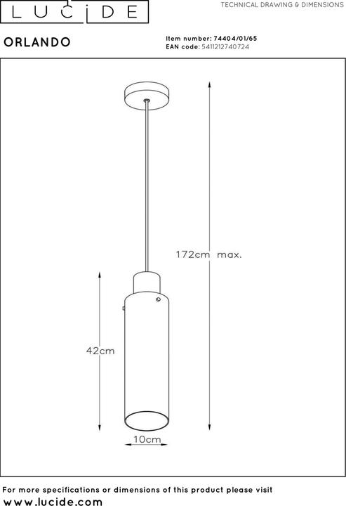 Produktbild Lucide Orlando (E27)