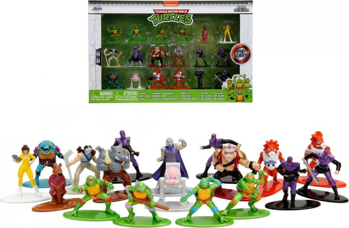 Actual product image Jada Turtles Multi Pack Nano Figures,Wave 1