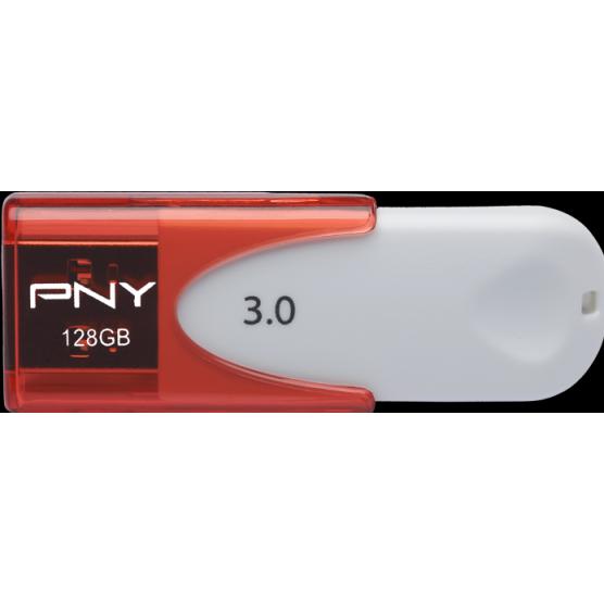 Thumbnail - PNY Attaché 4 (128 GB, USB 3.1), USB Stick, Weiss, Rot