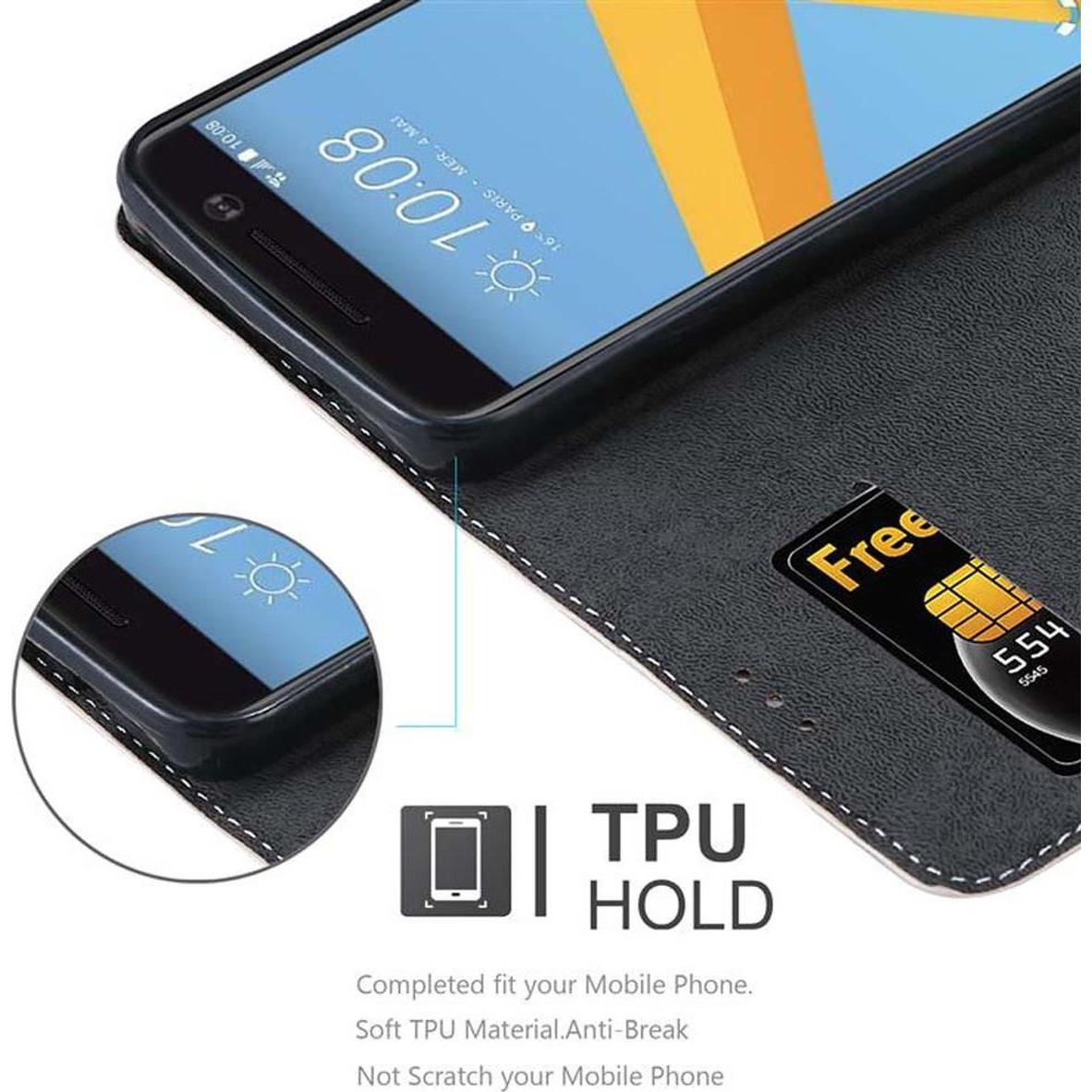 Thumbnail - Cadorabo Book X-Wallet Cover (HTC One M10), Smartphone Hülle, Rosa