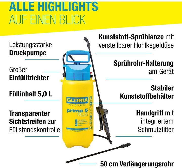 Image du produit Gloria Haus und Garten Prima Plus (5 l)