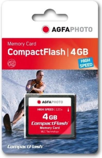 Image du produit AGFAPHOTO Compact Flash 4GB High Speed 120x MLC (4 Go, CF)