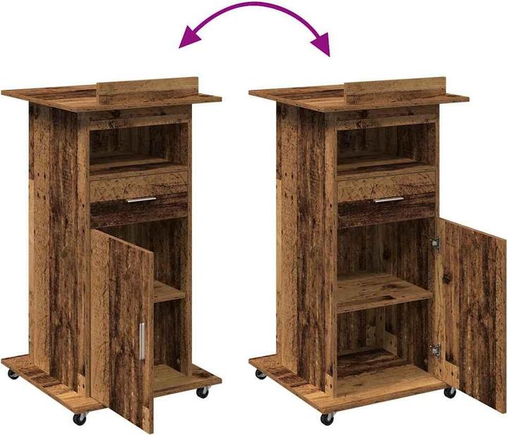 Actual product image vidaXL Büro-Aufbewahrungslösung (55 x 55 x 107 cm)