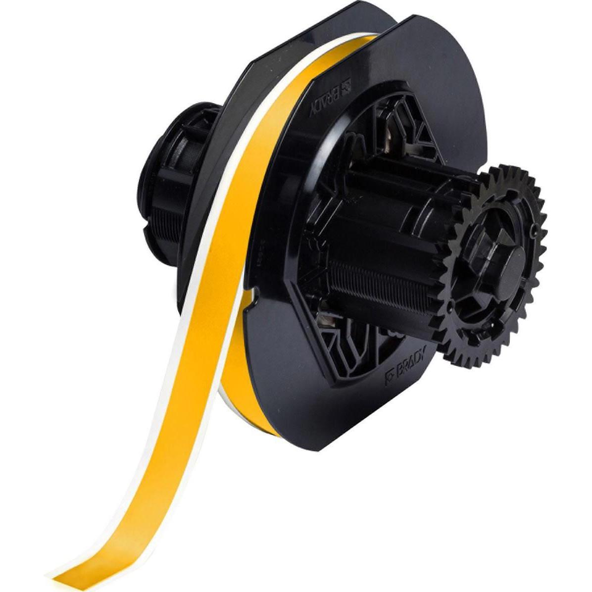 Brady, Etiketten, B30C-500-7569-YL, Standard Vinyl, Gelb, glänzend, 12.70 mm x 30.00 m, Endlos
