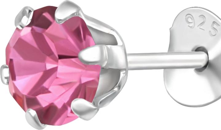 Immagine prodotto Maxte Silberne Runde 5 mm mit Kristallen (Argento)