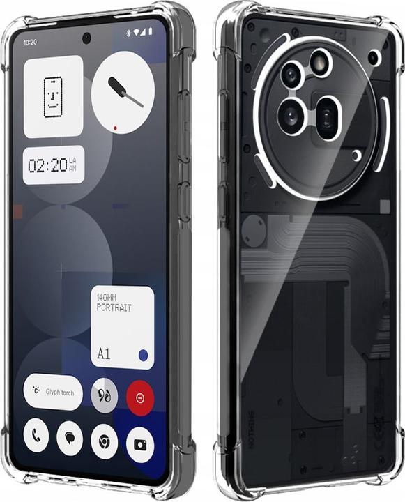 Immagine prodotto Techsuit Shockproof Clear Silicone (Niente Telefono (3a) Pro)
