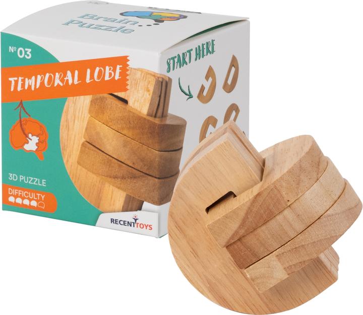 Productafbeelding Recent Toys Hersenpuzzel Nr.3 Temporale kwab (Duits)