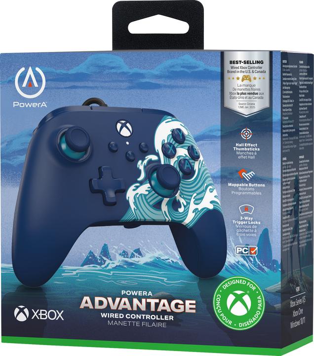 Produktbild PowerA Advantage Controller (Blau (PC, Xbox One S, Xbox Series S, Xbox Series X)