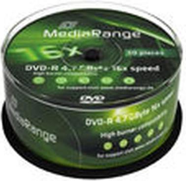 Productafbeelding MediaRange DVD-R 4,7GB, 50 spoelen (50 x)